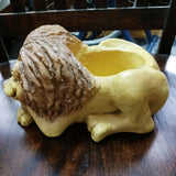 lion planter Garden Plant Me with Love Heavy Cement? Concrete? Garden Plants