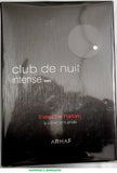 CLUB DE NUIT INTENSE EXTRAIT DE PARFUM 2.37OZ / 70ML FOR MEN BY ARMAF(NIB)SEALED EDP
