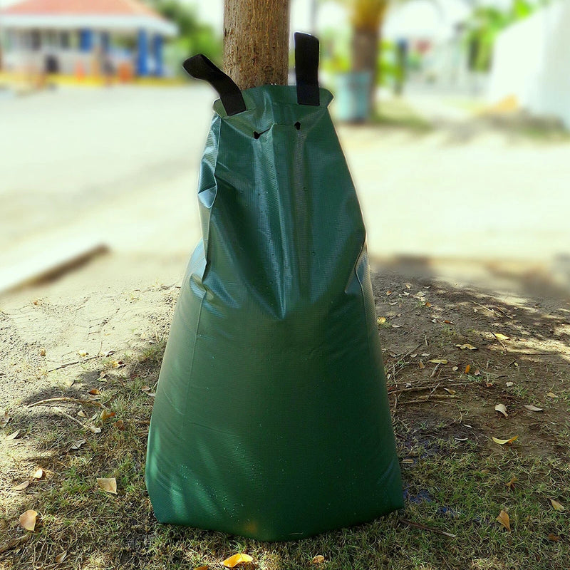 Tree Irrigation Bag - 20 gal- Slow Release Water Bag - Soil Irrigate Sack Garden Plants