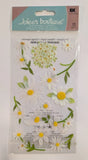 VERY RARE Jolee's Colorful Daisies White Daisy Flowers Scrapbooking Stickers Daisies