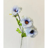 Blue Butterfly Ranunculus Spray With Bud Artificial Flowers Ranunculus