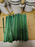 6" UnWired Wood Florist Picks 3000 Pcs. Case W J Cowee Green Plant