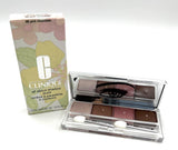 New in Box! Clinique All About Shadow Quad ~ 06 Pink Chocolate  ~4.8g ~Full Size Bouquet