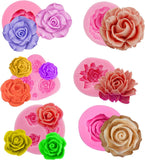 6 Pack Flower Molds - Peony, Rose, Sunflower, Animal emr-flower-6-pack-e2 Sunflower