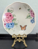 Lenox BUTTERFLY MEADOW HYDRANGEA Round Serving Bowl 8.75" X 1.5" Hydrangea