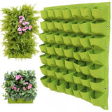 Hanging Wall Planting Bags Pockets Green Growing Bag Planter Garden Seedling Bag Garden Plants