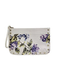 White House Black Market Clutch Floral Studded Hydrangea for Spring Easter Hydrangea