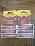 6 Pack Burt's Bees Tinted Lip Balm Red Dahlia Full Size Bouquet