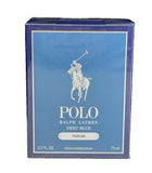 Polo Deep Blue Mens Ralph Lauren Parfum Spray 2.5 oz 75 ml Fruity Spicy NEW EDP