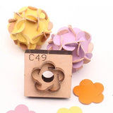 Hydrangea Flower Keychain Pendant Bag Charm Leather Cutting Die Punch Cut Mold Hydrangea