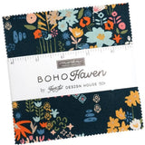 Boho Haven Charm Pack by Fancy That Design House for Moda Fabrics Flowering Plants