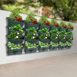 24-planter Hanging Planter Vertical Garden Planter with 2m Drainage Pipe Garden Plants