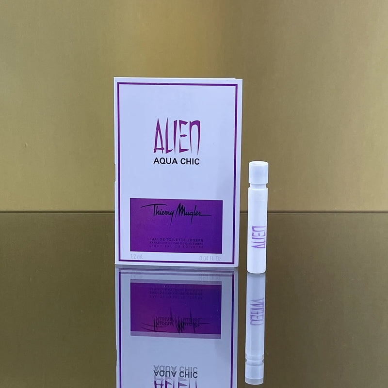 Thierry Mugler ALIEN AQUA CHIC Eau de Toilette LEGERE 1.2ml Spry Sample Vial(C56 EDT