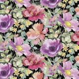 Meadow Melody Cotton Fabric Wilmington Beth Grove All Over  By the Yard Flowering Plants