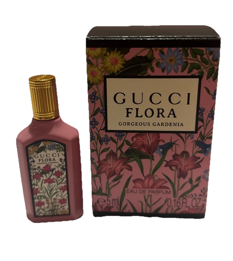 Gucci Flora Gorgeous Gardenia EDP Mini 5 ml 0.16 oz New In Box Authentic EDP