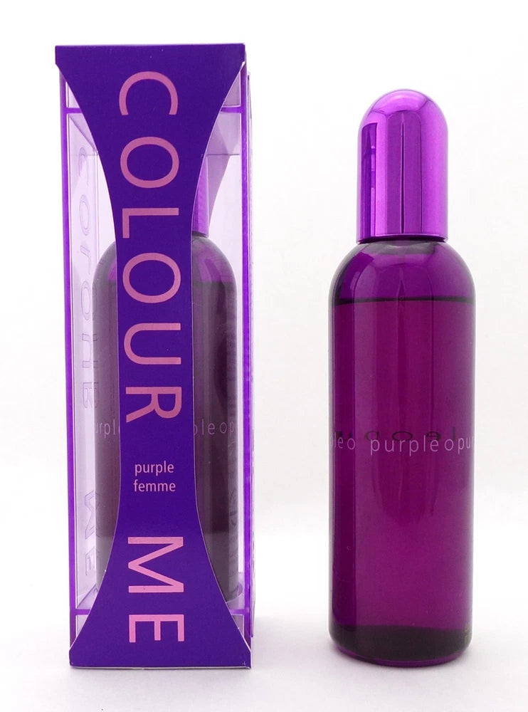 Colour Me PURPLE FEMME by Milton-Lloyd 3.4 oz. EDP Spray New in Sealed Box EDP