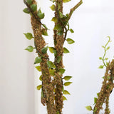 44" Tall Green Mossy Artificial Floral Branches Green Plant