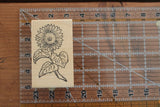 New STAMP AFFAIR SUNFLOWER Flower Wood Rubber Stamp T Sunflower