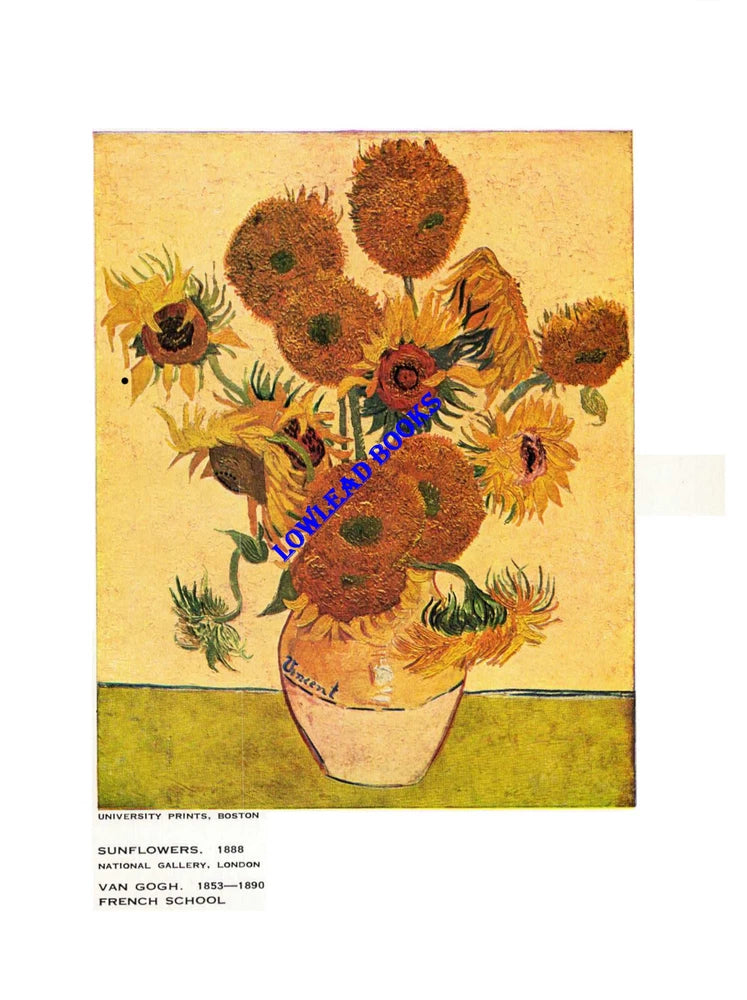 vincent van gogh sunflowers on premium GLOSSY paper 18"X12" Sunflower