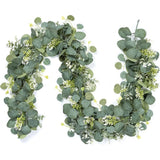Elegant 180cm Artificial Eucalyptus Garland Greenery for Event Styling Green Plant