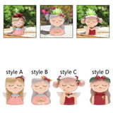 Elf Girl Flower Pot Ornaments Bud Vase Plant Pot for Garden Outdoor Desk Garden Plants