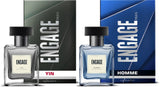 Engage Yin + Homme EDP Combo for Men 50ml x2,Skin Friendly Eau de Parfum 100ML EDP