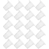 50 Pcs Plastic Net Pots Mesh Hydroponic Planting Baskets for Home Gardening Garden Plants