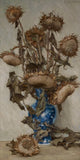 Alois Haenisch : "Helianthus (Withered Sunflowers)" - Giclee Fine Art Print Sunflower