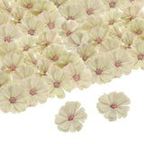 50pcs Artificial Daisies Flower Heads,1.8" Silk Fake Daisies Heads, Grass Green Daisies