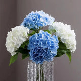 Light blue Flowers hydrangea Peony Artificial for Home Wedding Indoor Decoration Hydrangea