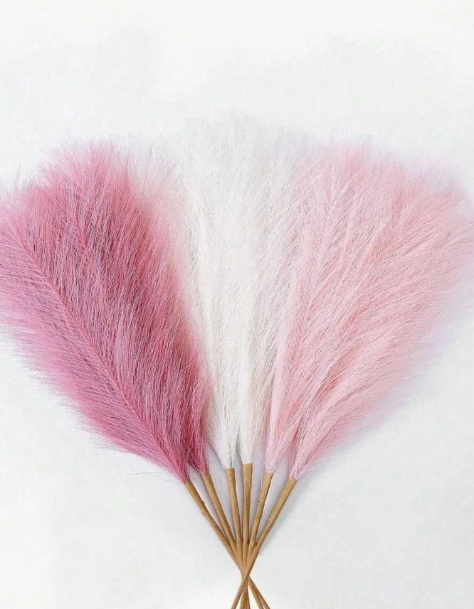 33pcs Artificial Pampas Grass,Artificial Plant,Bohemian Style Decoration,Home De Pampas Grass