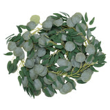 Simulated Vine Rattan Faux Eucalyptus Garland Artificial Leaves Green Plant Green Plant