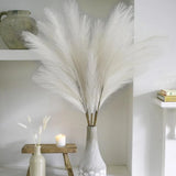 10 Stems Pampas Grass Decor - 38'' Faux Pampas Grass Decor Tall Pampas Grass Pampas Grass
