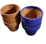 6 Terra Cotta Clay Pots Plants Crafts Seedling Cuttings Germinate Sprout Gifts Garden Plants