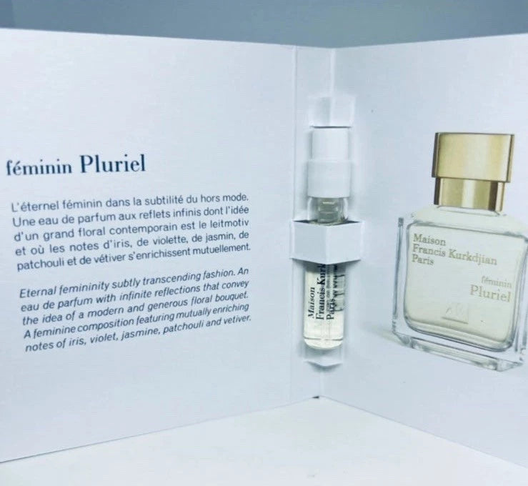 Maison Francis Kurkdjian Feminin Pluriel Eau de Parfum Sample Spray 2ml EDP