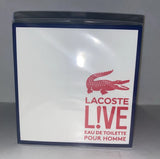 Lacoste Live EAU DE TOILETTE EDT 3.3 / 3.4oz 100ml Spray For Men Sealed EDT
