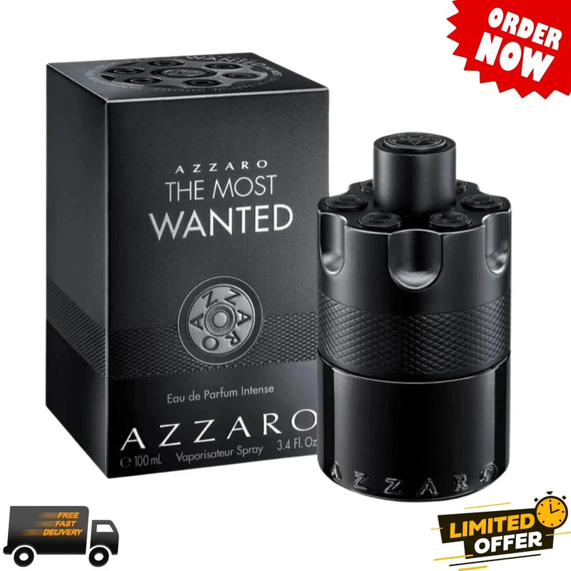 AZZARO THE MOST WANTED EAU DE PARFUM INTENSE SPRAY FOR MEN 3.4 FL OZ EDP