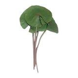 23" Faux Foliage Realiatic Plant Lotus Leaf (Set of 4), 9" Leaves Decoration Green Plant