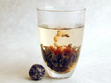 Flower Blooming Green Tea_5 Piece_2oz jasmine rose chrysanthemums lily carnation Carnation