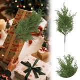Artificial Plant Sprig Ornament Practical Convenient Party Favors for Xmas Tree Green Plant