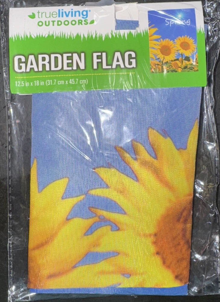Sunny Sunflowers Spring Mini Garden Flag 12.5 in x 18 in. Flowers Sun Sky Summer Sunflower