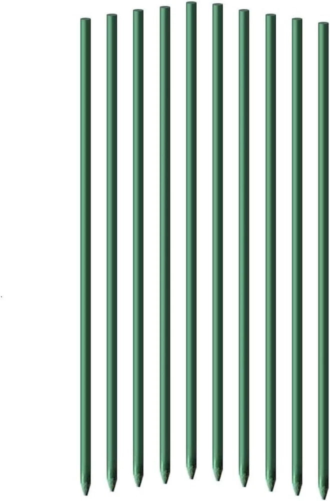 EcoStake 3/8''Dia Garden Solid Stakes Durable Fiberglass Plant Support for Climb Garden Plants