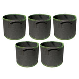 Breathe Life into Your Garden with These 5PCS Breathable Non Woven Grow Bags Garden Plants