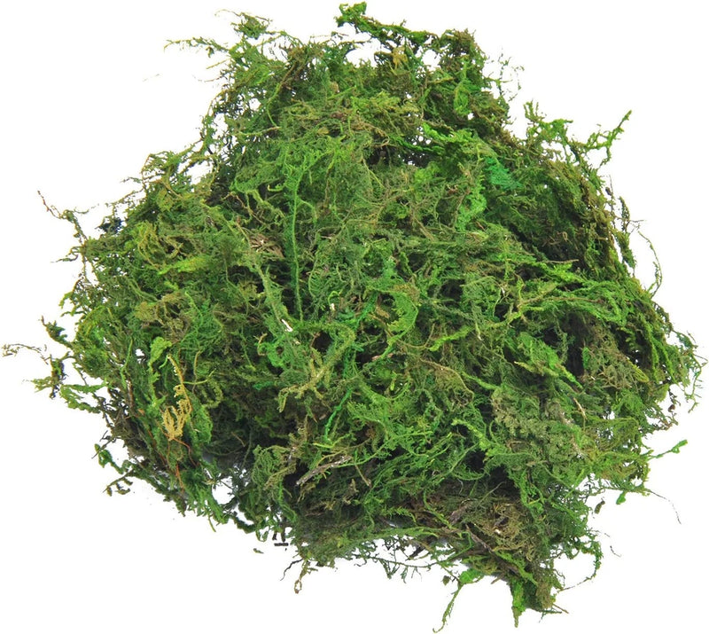 Fake Moss for Centerpieces Decor, Aftificial Green Moss for Plant Crafts Flower, Green Plant