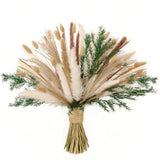 100Ps Dried Flowers Bouquet, Pampas, Rustic Home Decor, Wedding Centerpieces.... Pampas Grass