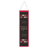 KENTUCKY DERBY 150TH 1875 RUN FOR THE ROSES WOOL BANNER 8" X 32" WINCRAFT Roses
