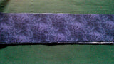 Fabric P & B Black & Light Blue Leaves on Marbleized Navy 41" x 4-1/2" $2.25 Flowering Plants