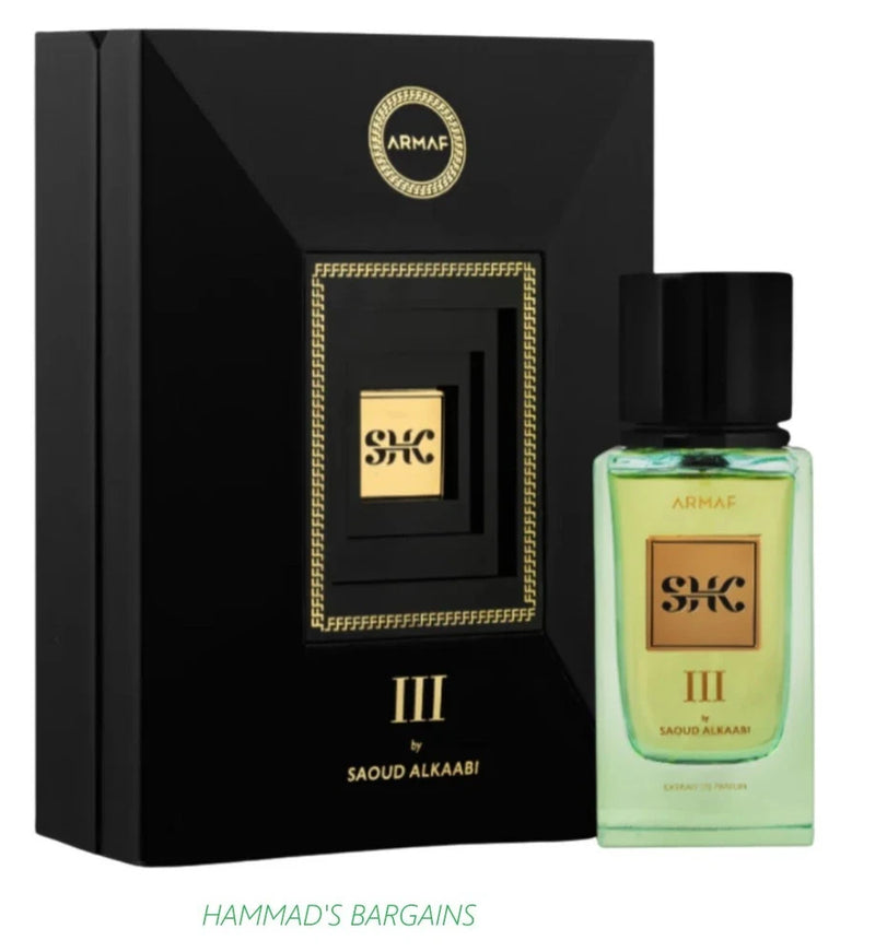 ARMAF SHK III SAOUD ALKAABI EXTRAIT DE PARFUM 3.4 OZ / 100 ML FOR MEN(NIB)SEALED EDP