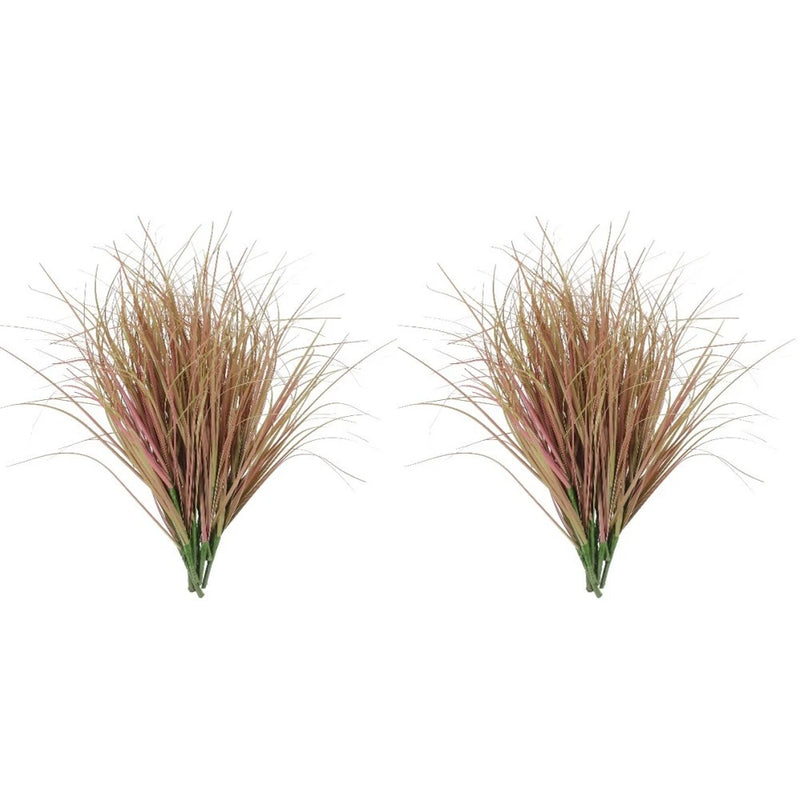 2 Count Simulated Grass Artificial for Outdoor Fake Green Plants Green Plant
