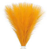 17.7in Pampas Grass Decor 30pcs Artificial Grass Bulk Fluffy Faux Dried Orange Pampas Grass
